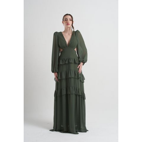 Vestido Marcelle Verde Oliva