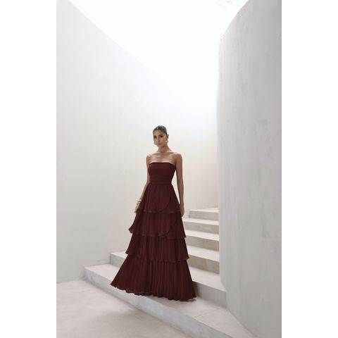 Vestido DOT Marsala