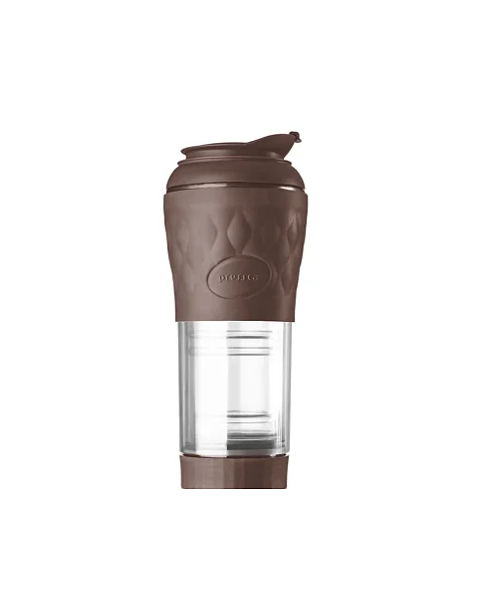 Cafeteira e Infusora de chá Pressca na cor Marrom