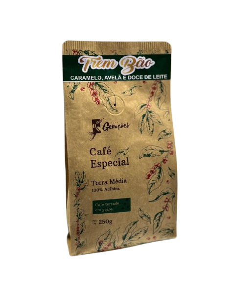Café Especial TREM BÃO - Em grãos - 250G