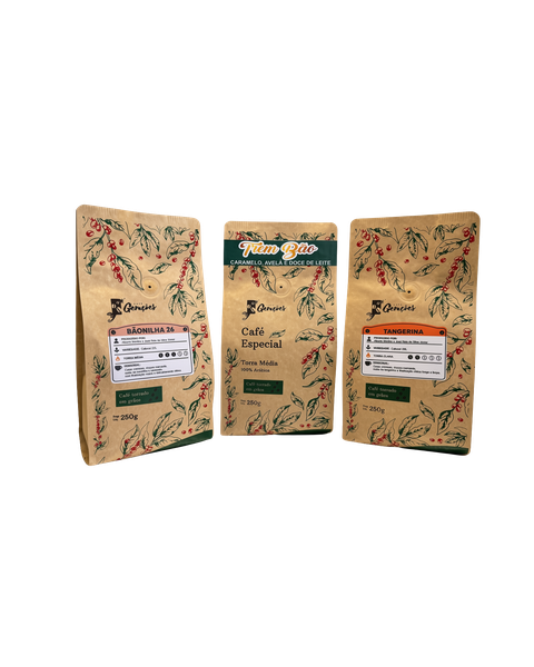 Kit Degustação 250g em grãos