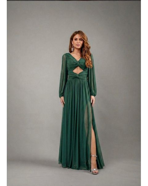 Vestido Cecília Esmeralda