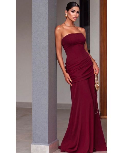 Vestido Marbella Marsala