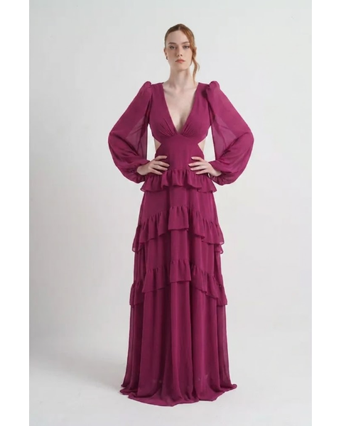 Vestido Marcelle Fúcsia 