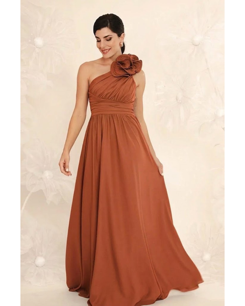Vestido Mabel Terracota 