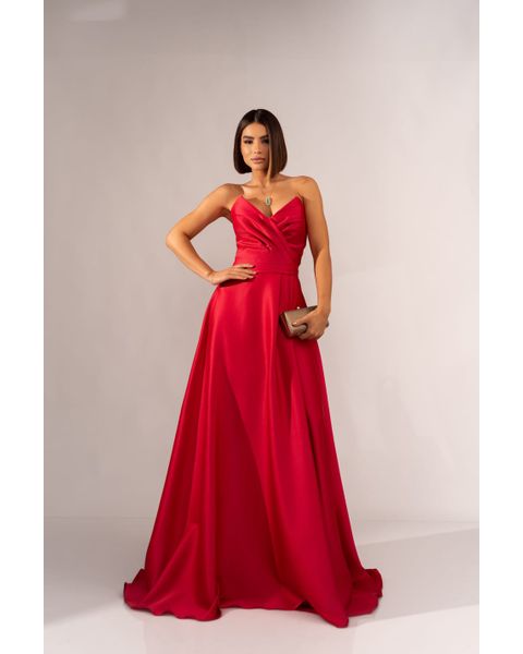 Vestido Juana Vermelho 