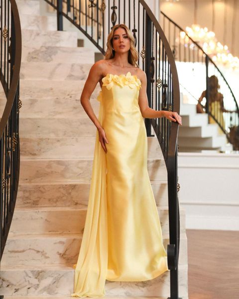  Vestido Mila Amarelo 