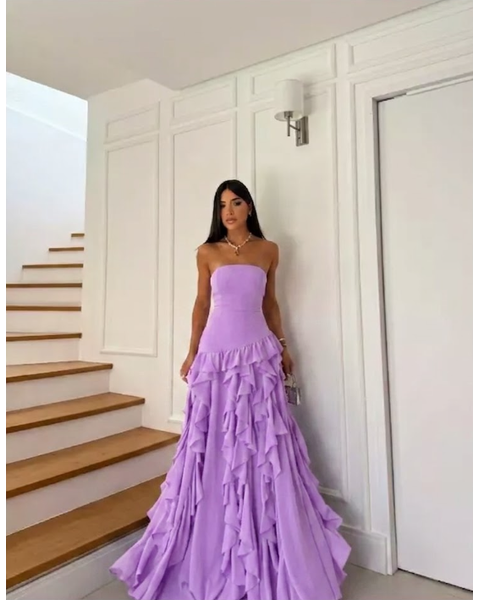 Vestido Márcia Lavanda 