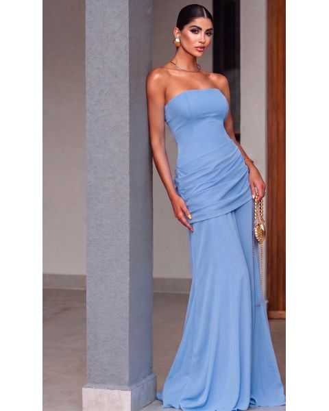 Vestido Marbella Azul Serenity 