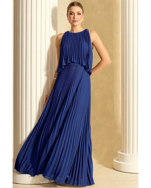 Vestido Guti Plissado Bic