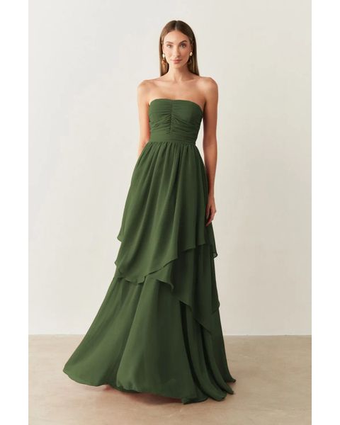 Vestido Noruega Oliva 