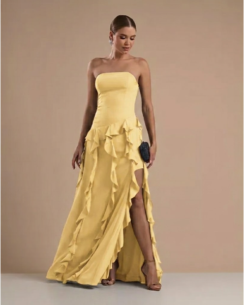 Vestido Movimento Amarelo 