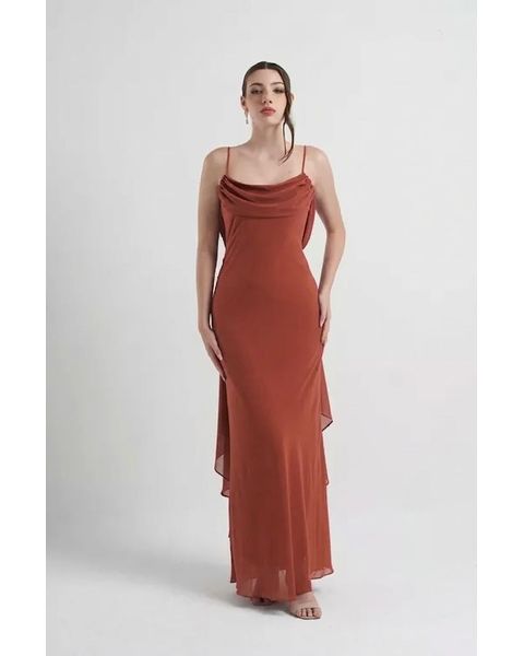 Vestido Bobo Terracota 