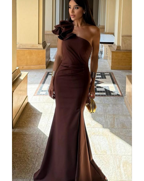 Vestido Charlotte Marrom