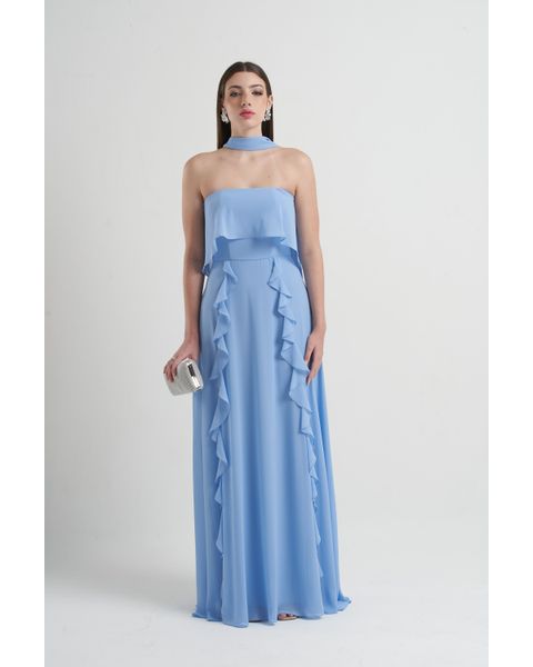 Vestido Ravena Azul Serenity