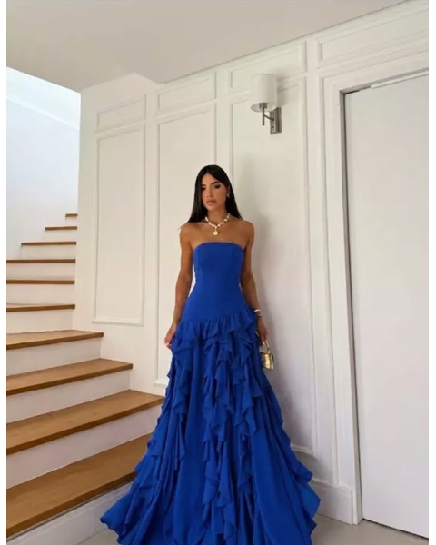 Vestido Márcia Azul Bic 