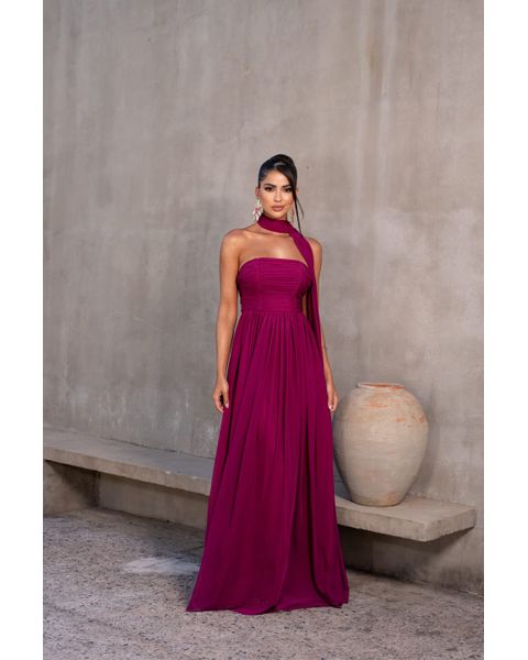 Vestido Granada Fúscia