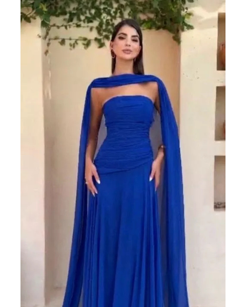 Vestido Lívia Azul Bic 