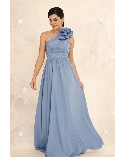 Vestido Mabel Azul Serenity 