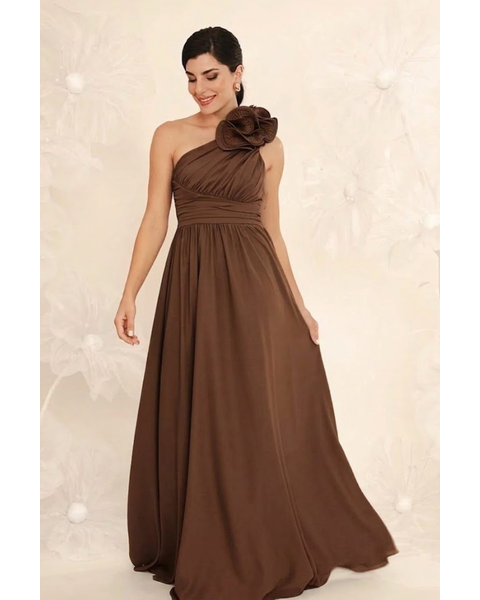 Vestido Mabel Marrom 