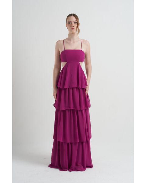 Vestido Aline Fúcsia