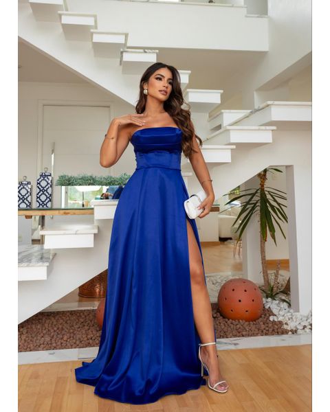 Vestido New Azul Royal