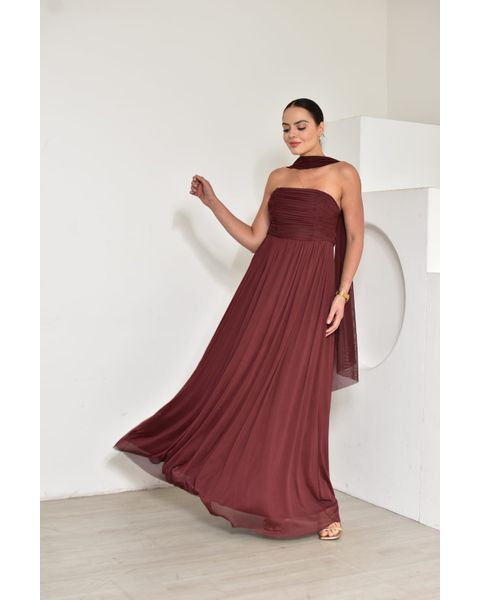 Vestido Granada Marrom