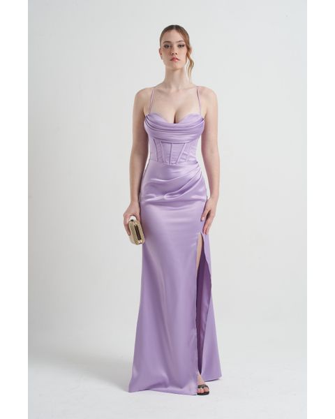 Vestido Grécia Lavanda