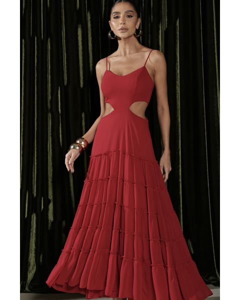 Vestido Longete DOT Vermelho