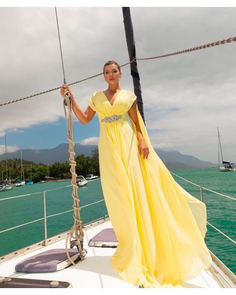 Vestido Diamond Amarelo