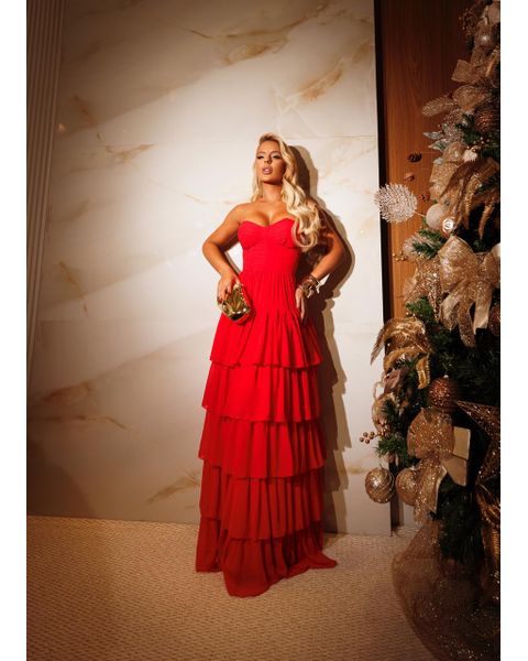 Vestido Serena Vermelho