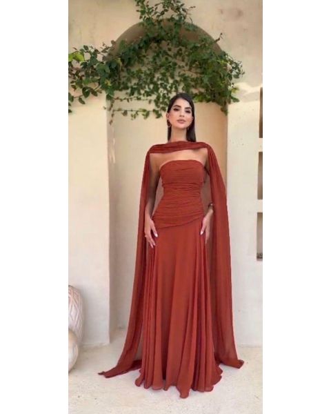 Vestido Lívia Terracota 