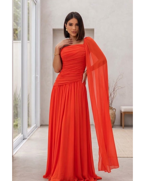 Vestido Regina Coral 
