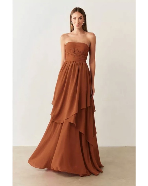 Vestido Noruega Terracota 