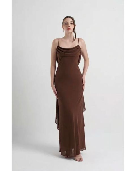 Vestido Bobo Marrom 