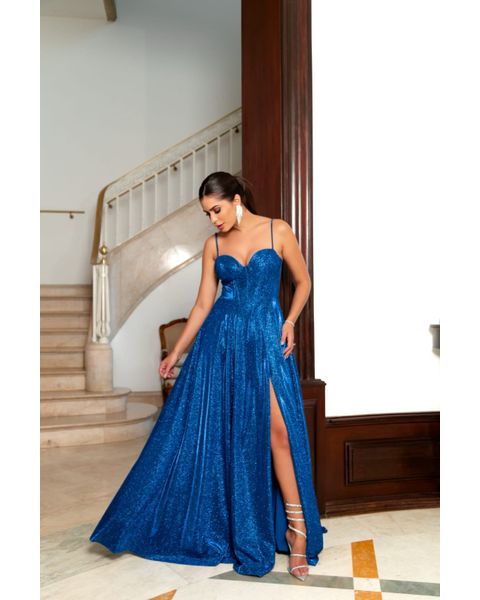 Vestido Isabela Azul Bic 