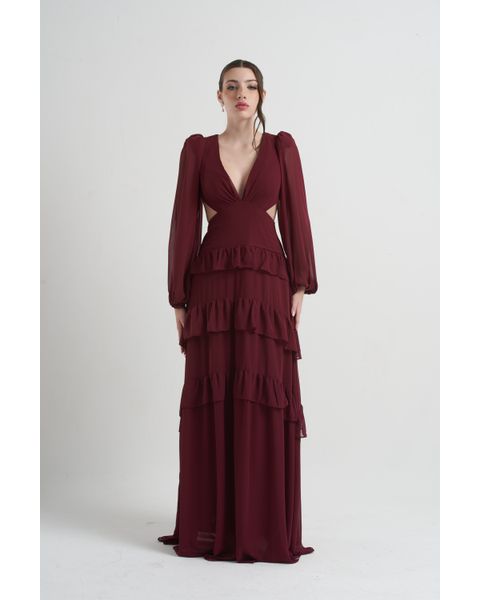 Vestido Marcelle Marsala