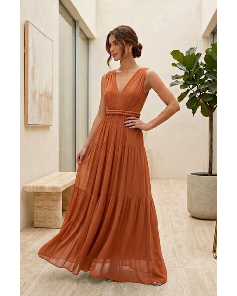 Vestido Lila Terracota 