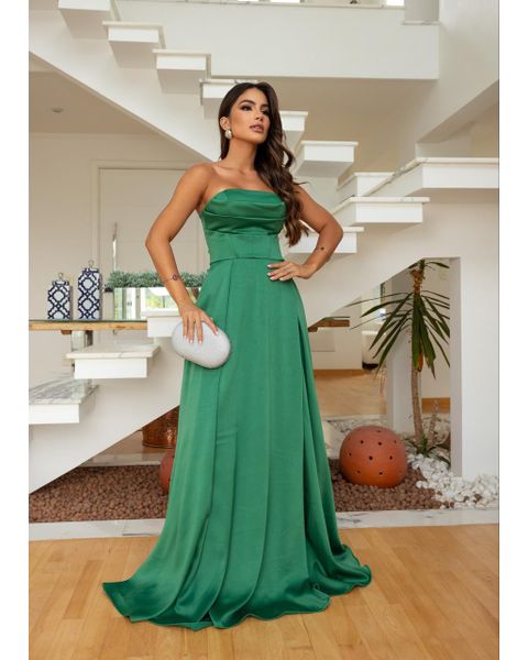 Vestido New Verde Bandeira