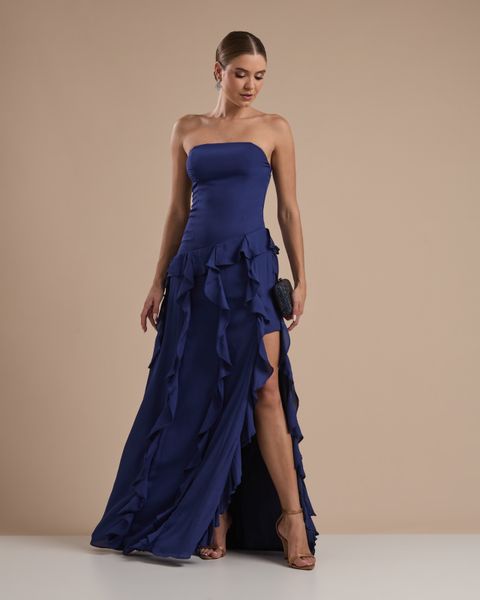 Vestido Movimento Azul