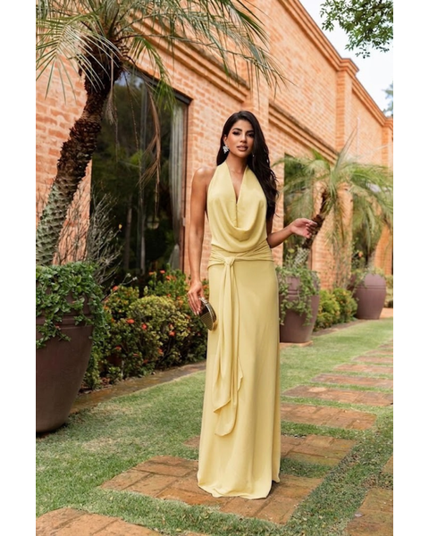 Vestido Eduarda Amarelo