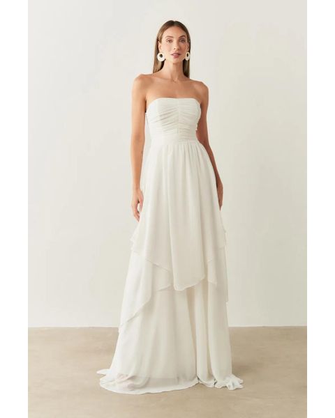 Vestido Noruega Branco