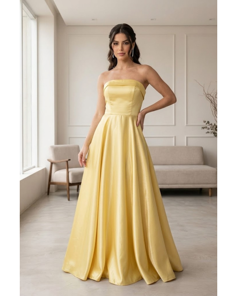 Vestido Glow Amarelo 