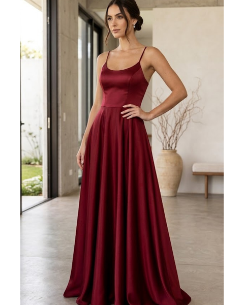 Vestido Burnier Marsala 