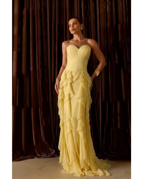 Vestido Marcella Amarelo