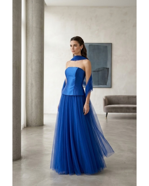 Vestido Debulight Azul Bic 