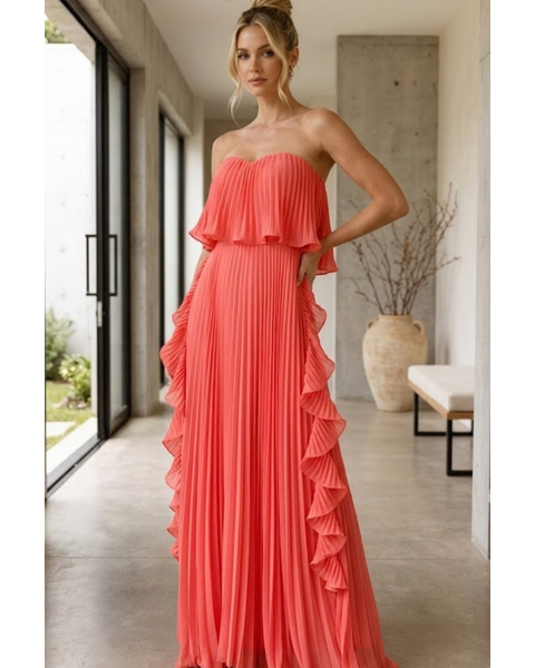 Vestido Samanta Coral 