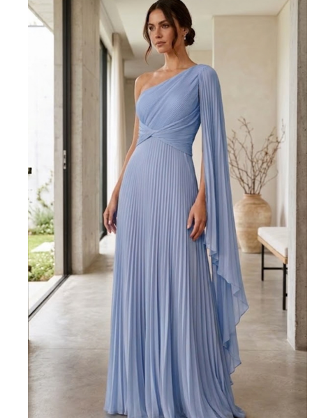 Vestido Turmalina Azul Serenity 