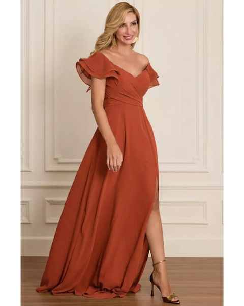 Vestido Kate Terracota 