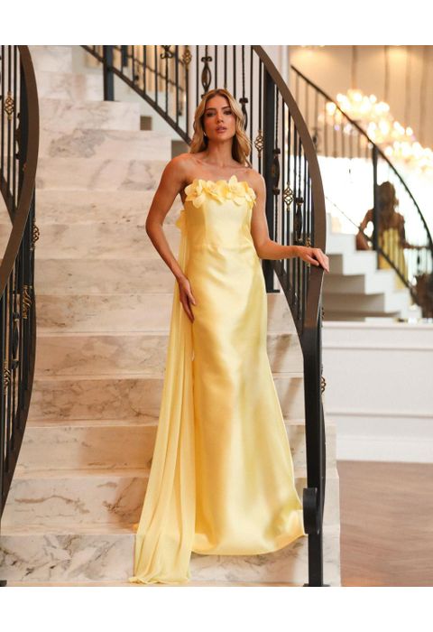  Vestido Mila Amarelo 